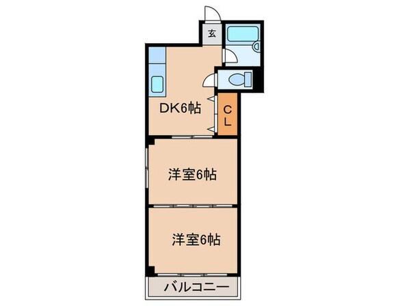 ハイツヒロの物件間取画像